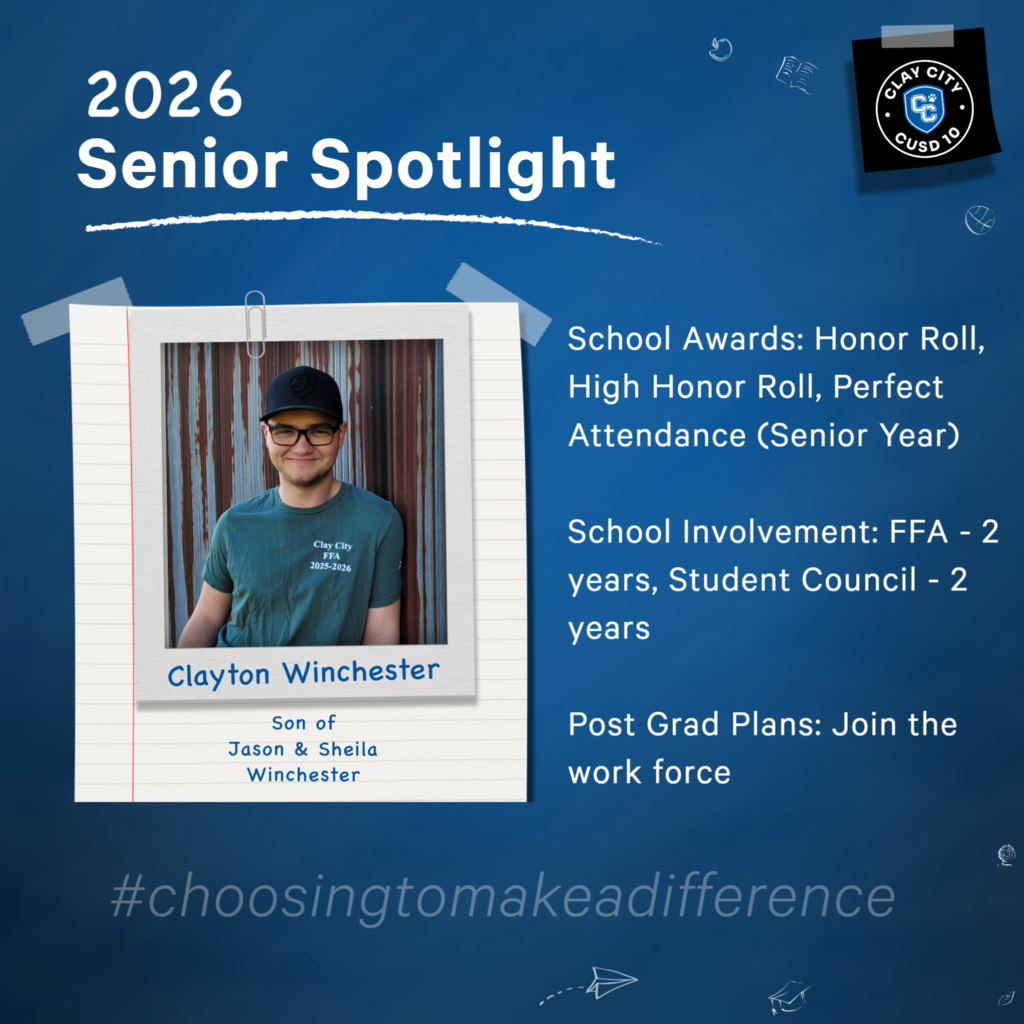 🎓 2026 Senior Salute: Clayton Winchester 🎓