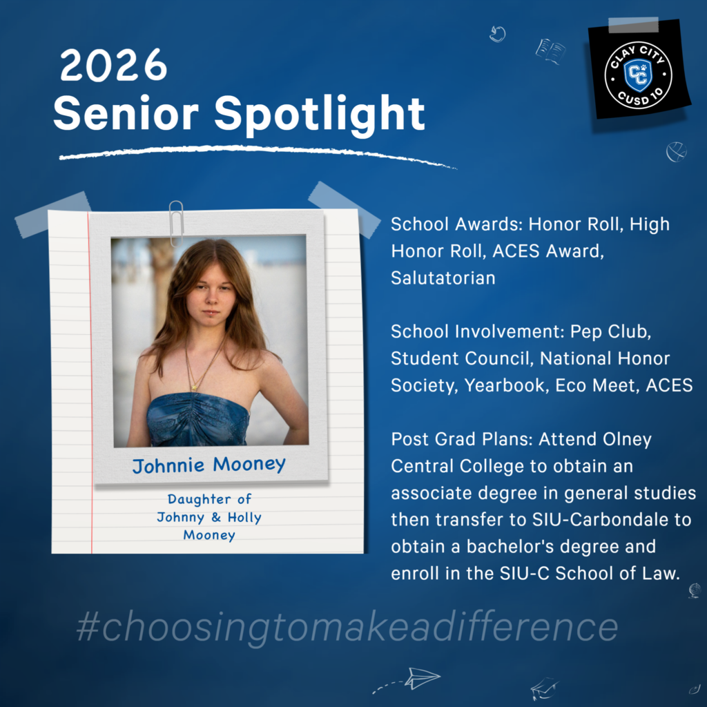 🎓 2026 CCHS Senior Spotlight: Johnnie Mooney 🎓
