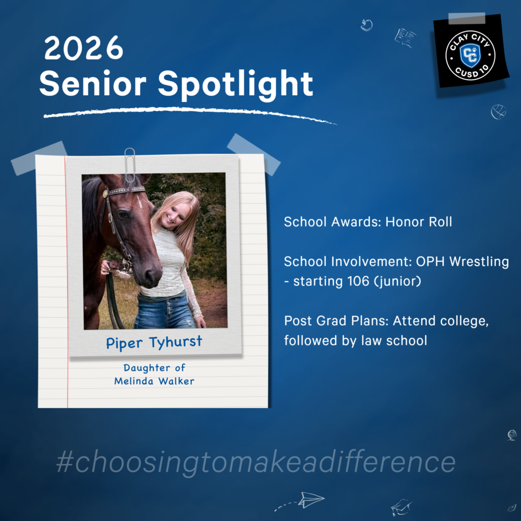 🎓 2026 CCHS Senior Spotlight: Piper Tyhurst 🎓