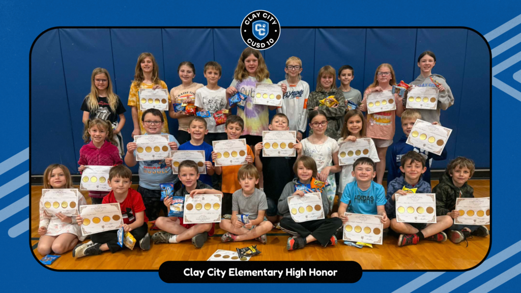 Clay City CUSD #10 High Honors, Honors, and Perfect Attendance