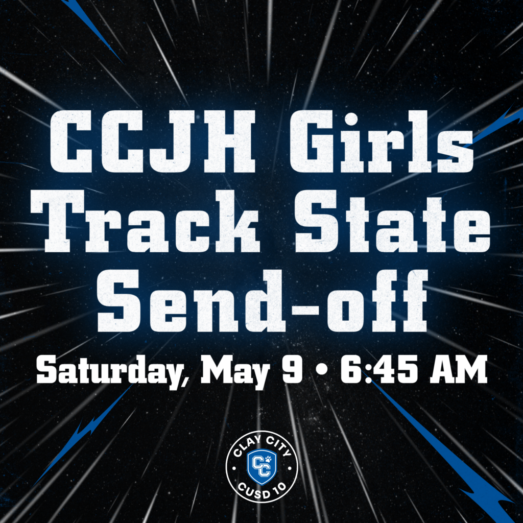 Clay City Fire will be leading a send-off for our CCJH Girls Track as they head to state in Murphysboro this Saturday, May 9. The girls and fire will travel down Main Street in Clay City at 6:45 AM. Parking is available at The Scoop. Please try your best to come out and support these girls as they represent CCJH at state!