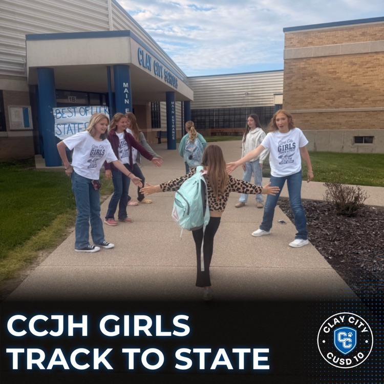 state bound girls track high five Friday