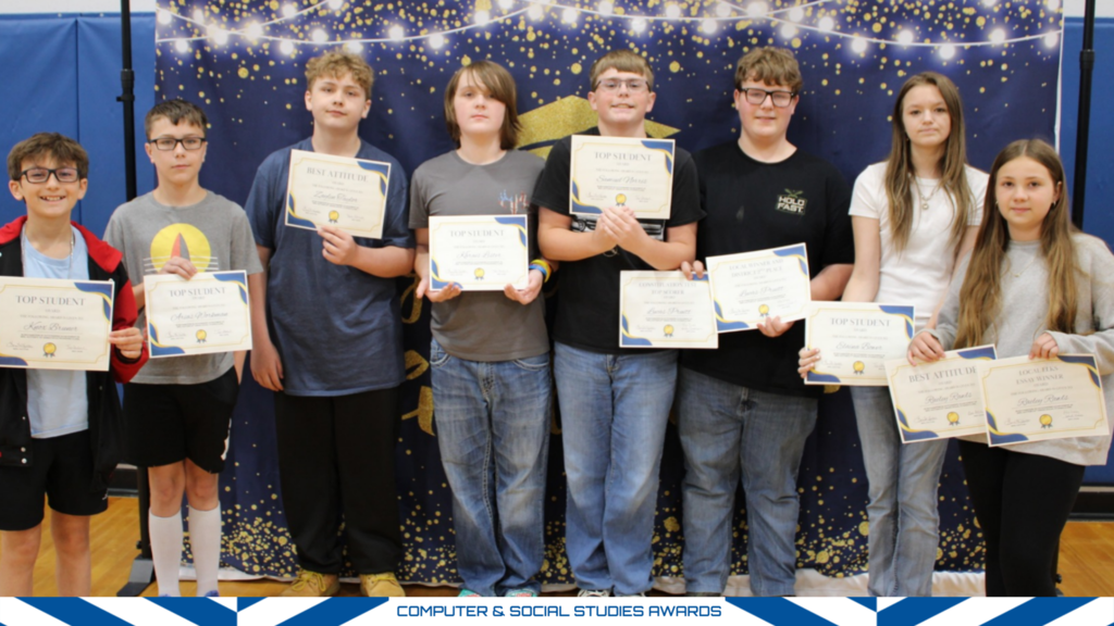 Congratulations to all our junior high students who were recognized during the CCJH Awards Ceremony! Great job!