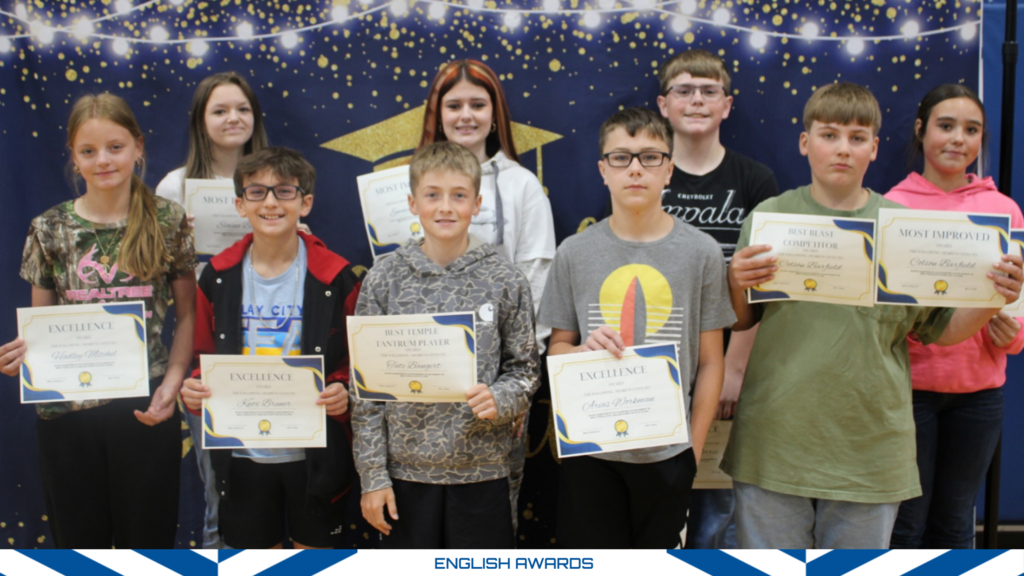 Congratulations to all our junior high students who were recognized during the CCJH Awards Ceremony! Great job!