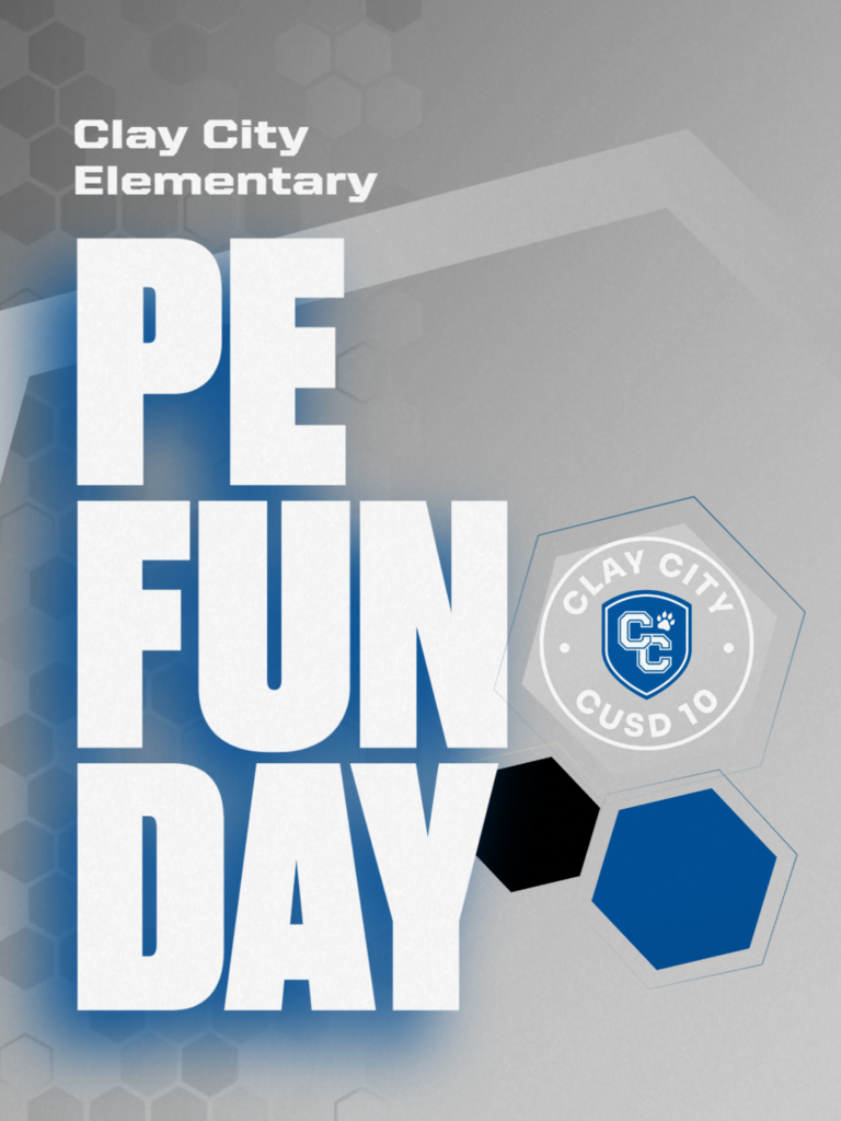 PE Fun Day will be Friday, May 15. Students need to bring a white cotton t-shirt to tie-dye, extra shoes and clothes (including undergarments), and a towel. Water play is on the agenda so come prepared!