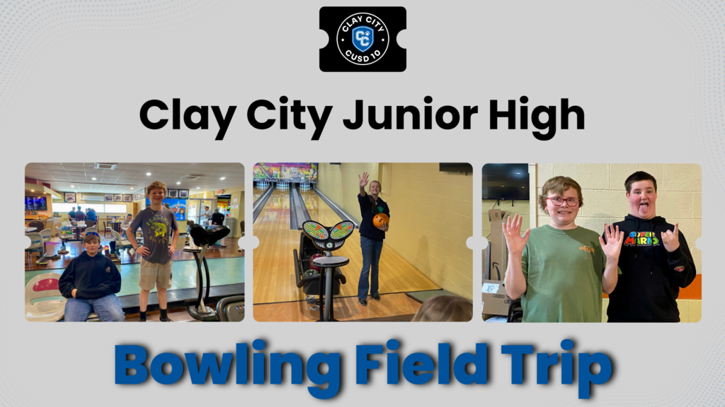 On Friday, CCJHS celebrated the 8th graders' last day with a field trip to Salem Bowl.  Students had fun socializing with one another at the concession stand and in the video game room in addition to bowling a few games.  Parent volunteer Kristen Duvall chaperoned along with teachers Ms. Walker, Mrs. Billingsley, and Ms. Phegley.  Eighth grade parent Erin Norris donated some give away gifts.  Parent donations covered the main cost and Booster Club donated the remainder for for this day's events.  