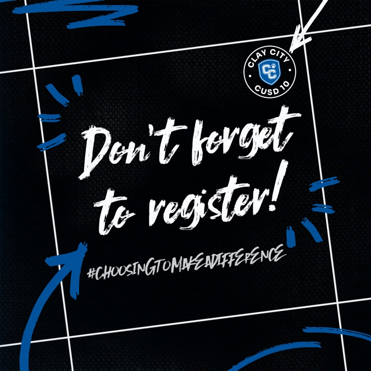 Don't forget to register your students!   Thank you for helping us get ready for a great school year!