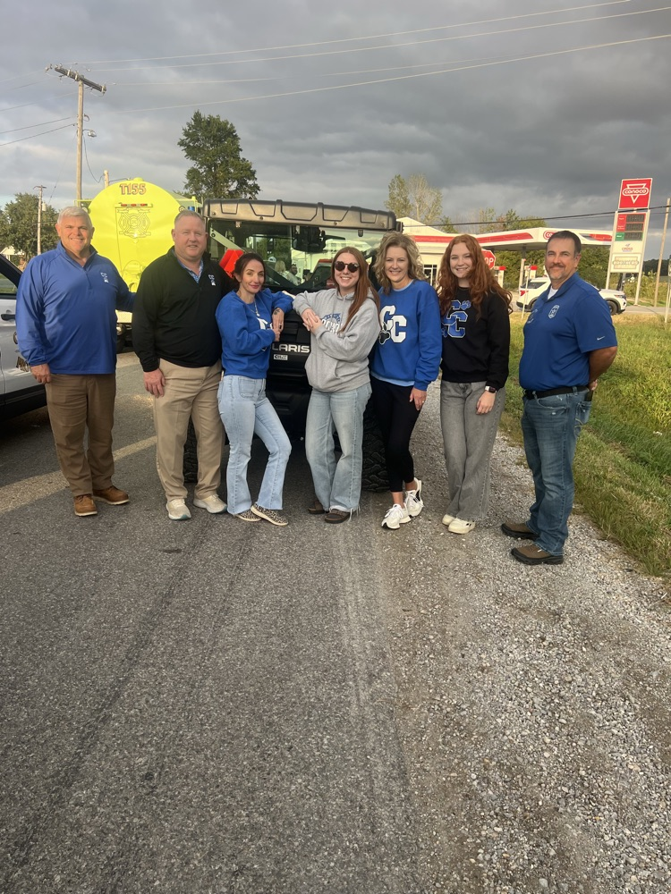 Admin, faculty, and staff are ready to represent Clay City CUSD #10 at the Clay City Fall Festival Parade!