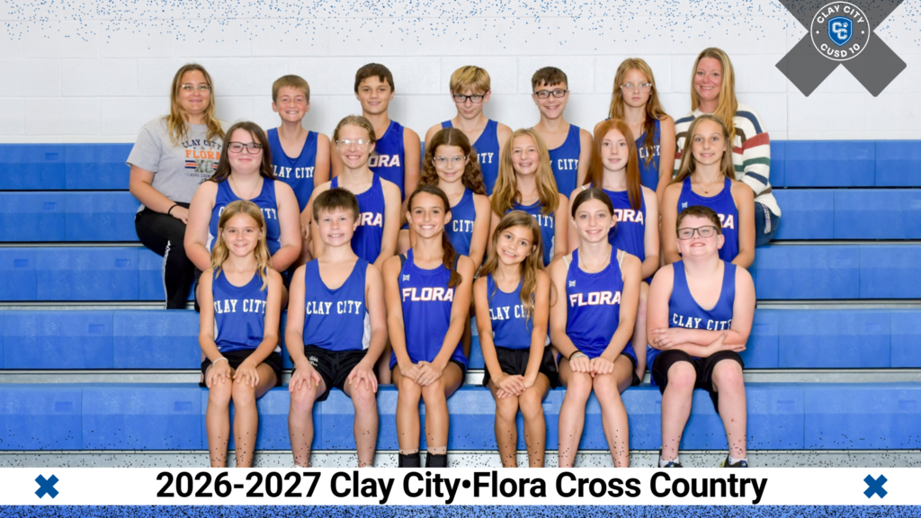 What a great finish to the 2026-2027 Clay City • Flora Cross Country season! All of our runners showed tremendous improvement throughout the year.. At regionals, the boys faced some tough competition but ran hard and finished strong, improving their times by over a minute compared to last season!  We are proud of all the hard work, dedication, and progress all the athletes showed this season. Great job, everyone, and congratulations on a fantastic year!