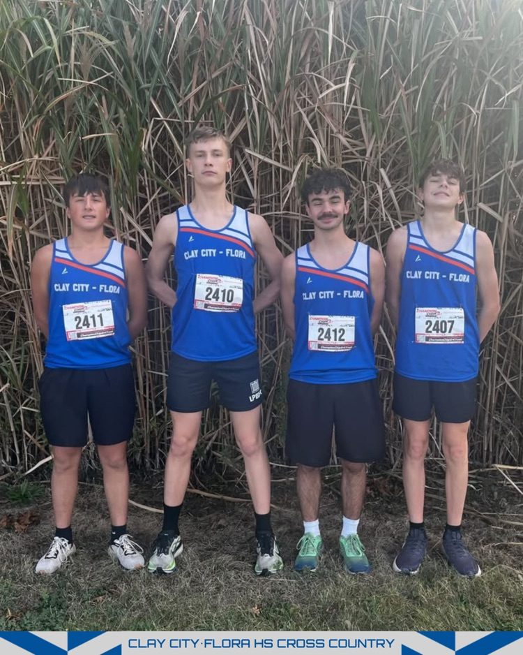 Clay City•Flora High School Cross Country had a great end to their season today with Regionals at Lake Land College. The boys ran great this season. We are all looking forward to next season! Great job today boys and Coach Martin!