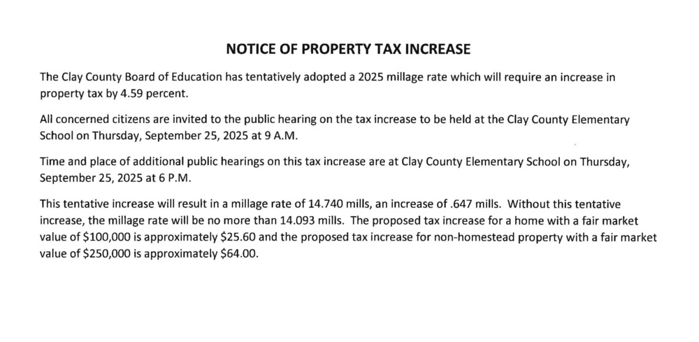 2025 Property Tax Digest and 5-Year History of Levy