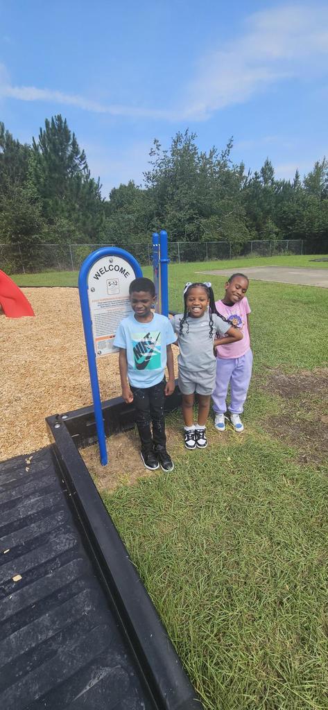 New playground set