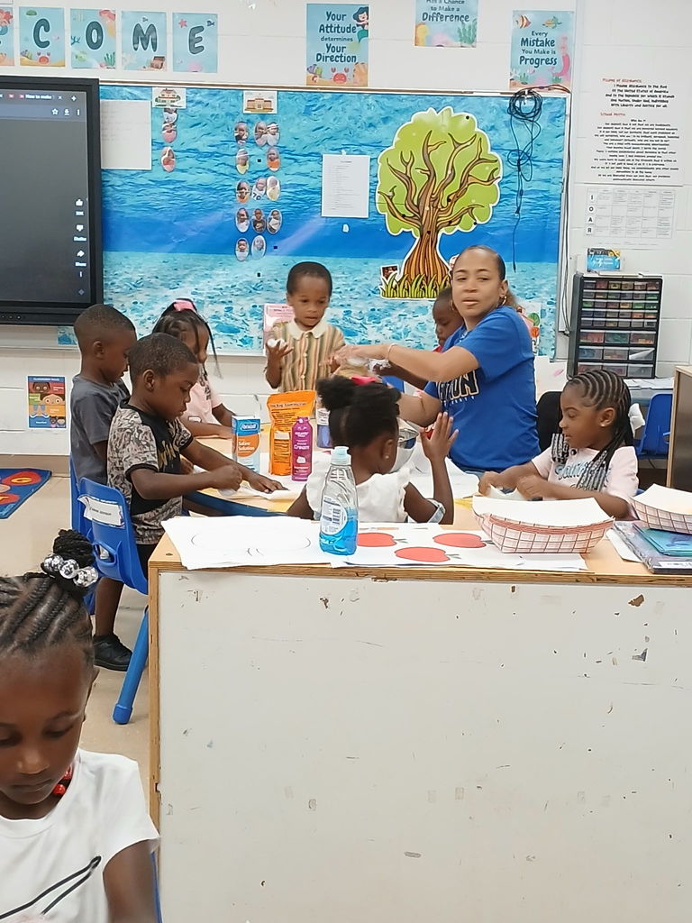 Pre-K making slime