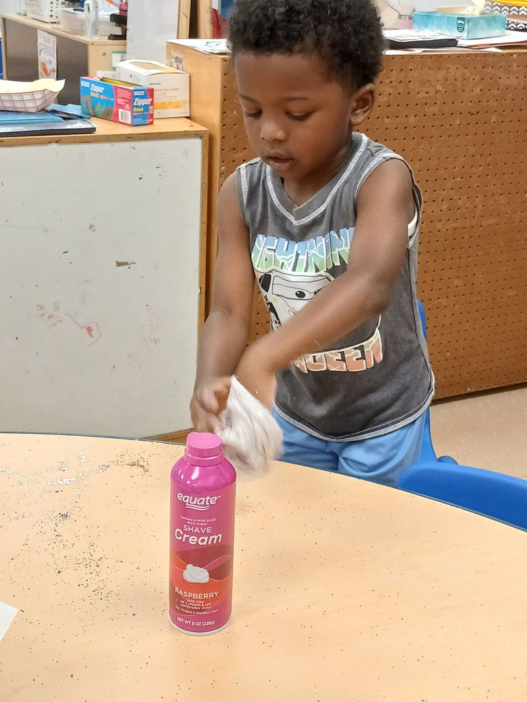 Pre-K making slime