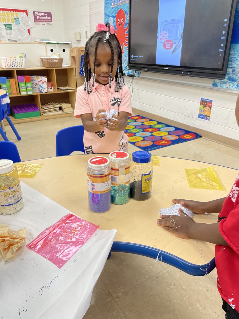 Pre-K making slime