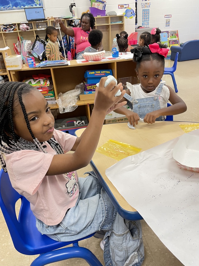 Pre-K making slime