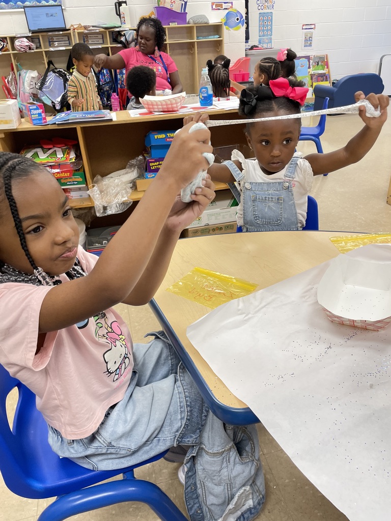 Pre-K making slime