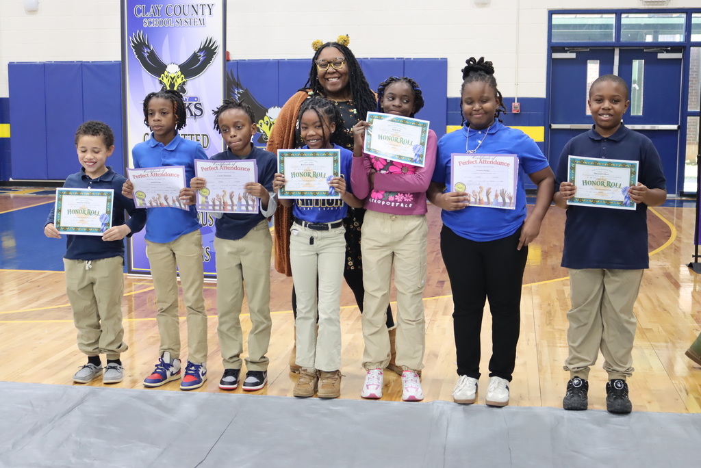 2nd Nine Weeks Honor Roll Recipients