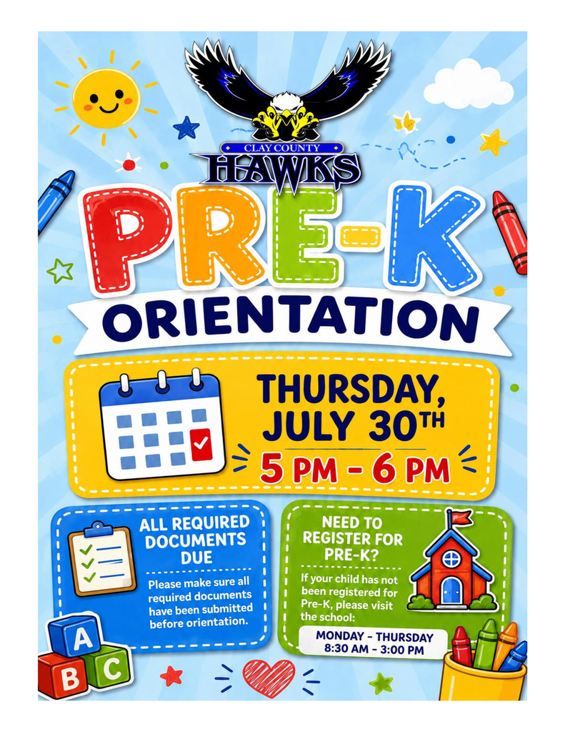 Pre-k Orientation Flyer