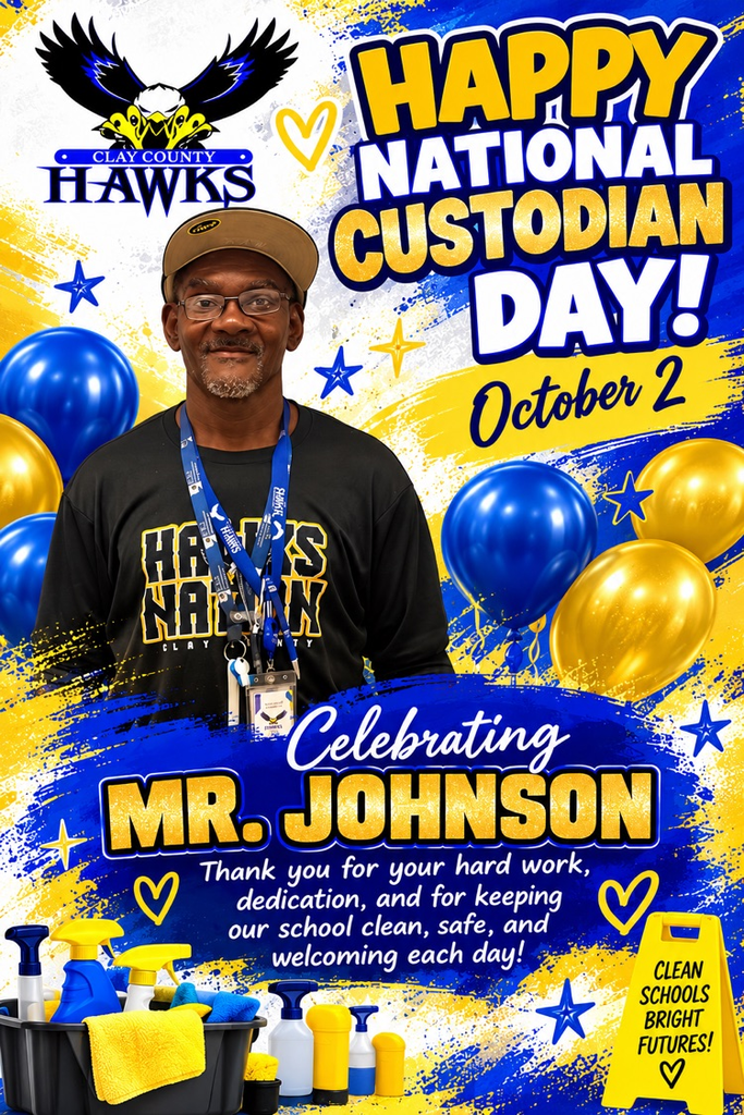 Happy National Custodian Day, Mr. Johnny Johnson