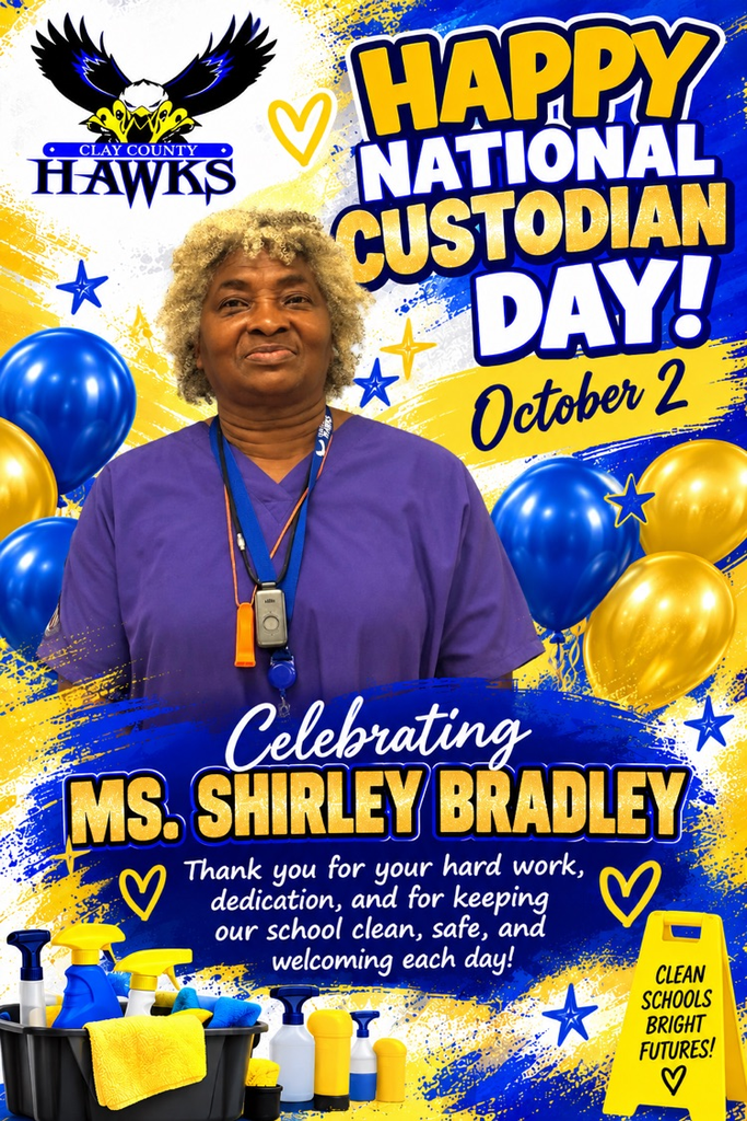 Happy National Custodian Day, Ms. Shirley Bradley
