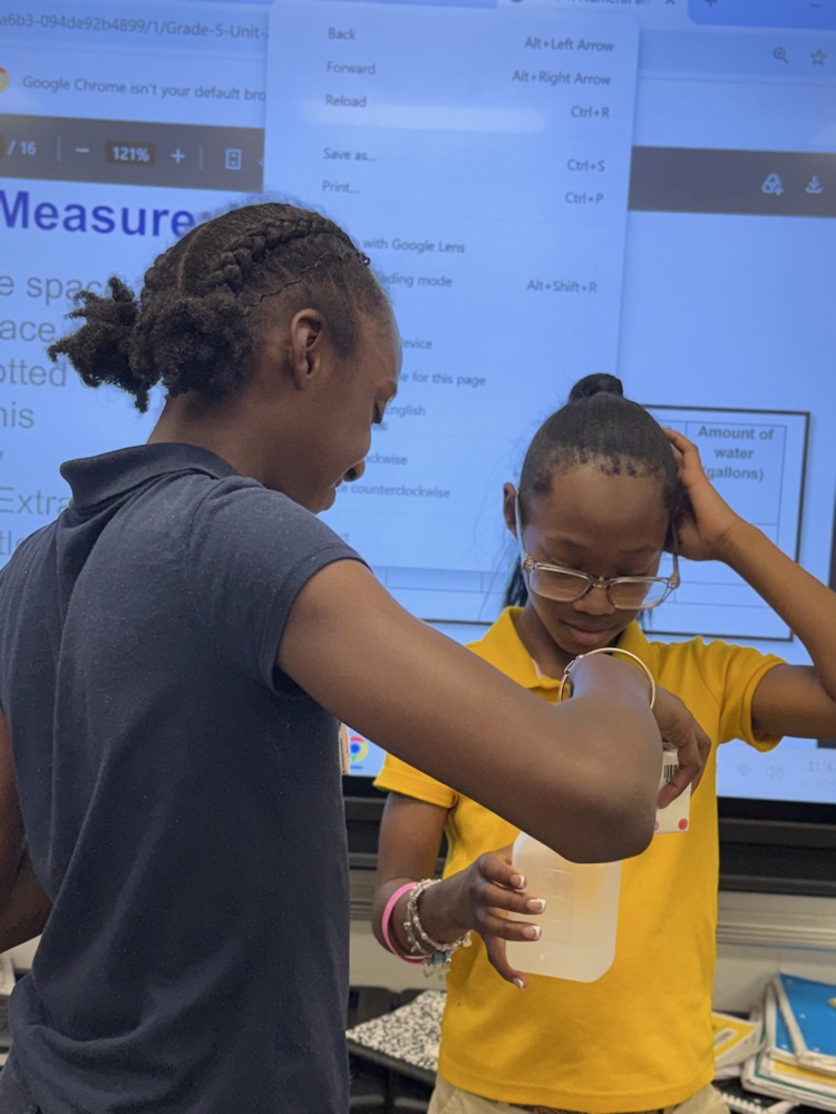 5th Graders Learning Measurements in Real-Life!