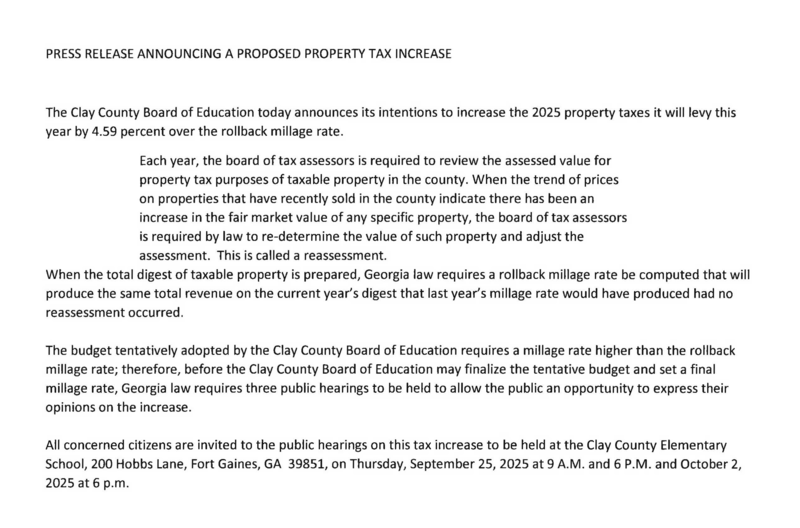 2025 Property Tax Digest and 5-Year History of Levy