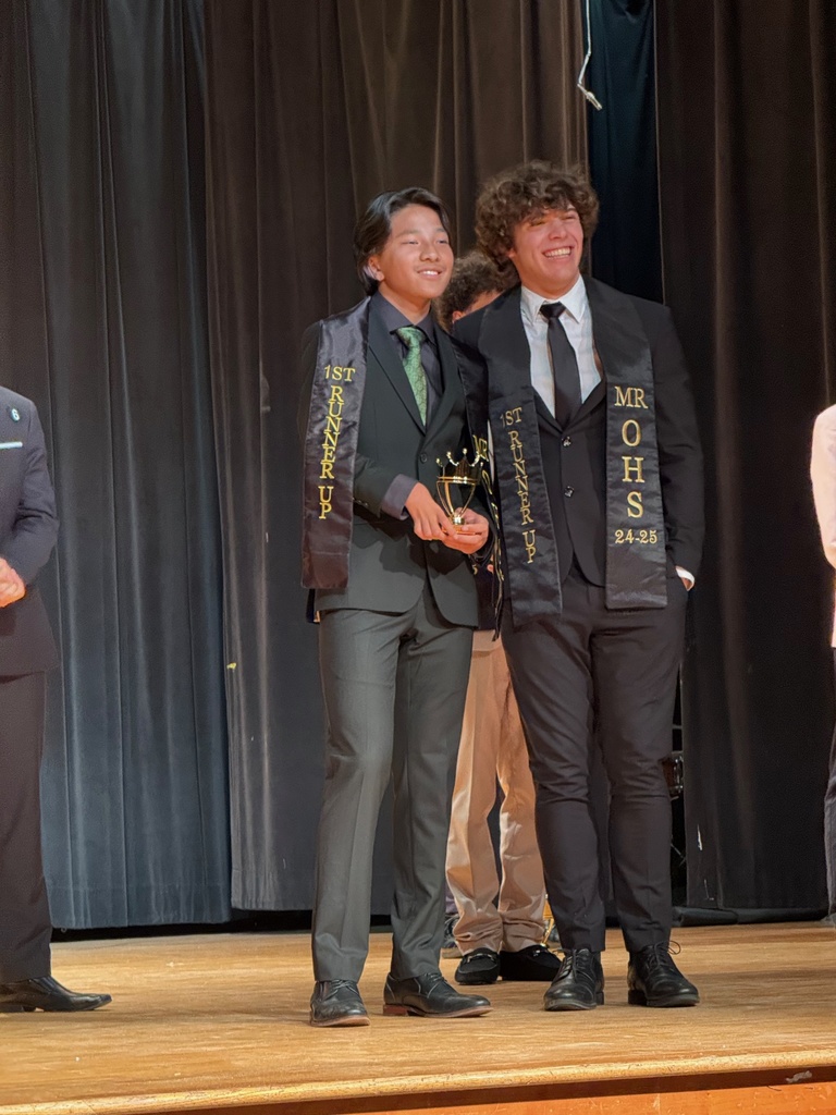 Mr. OHS 1st runner up