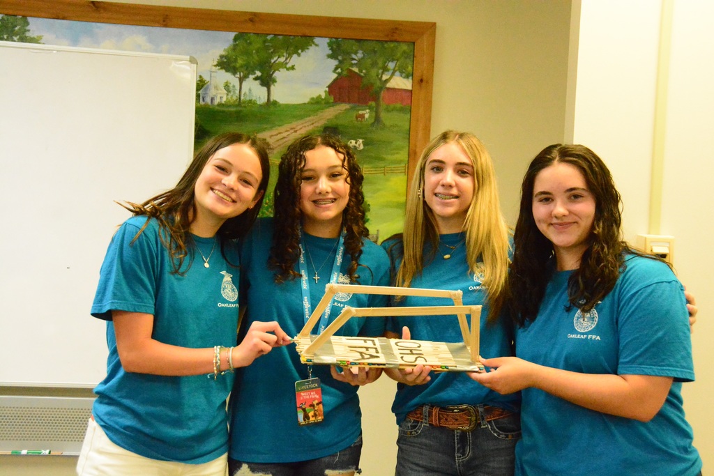 STEM Team: 3rd Place —Abby C., Emma W., Madison S., & Marley L.