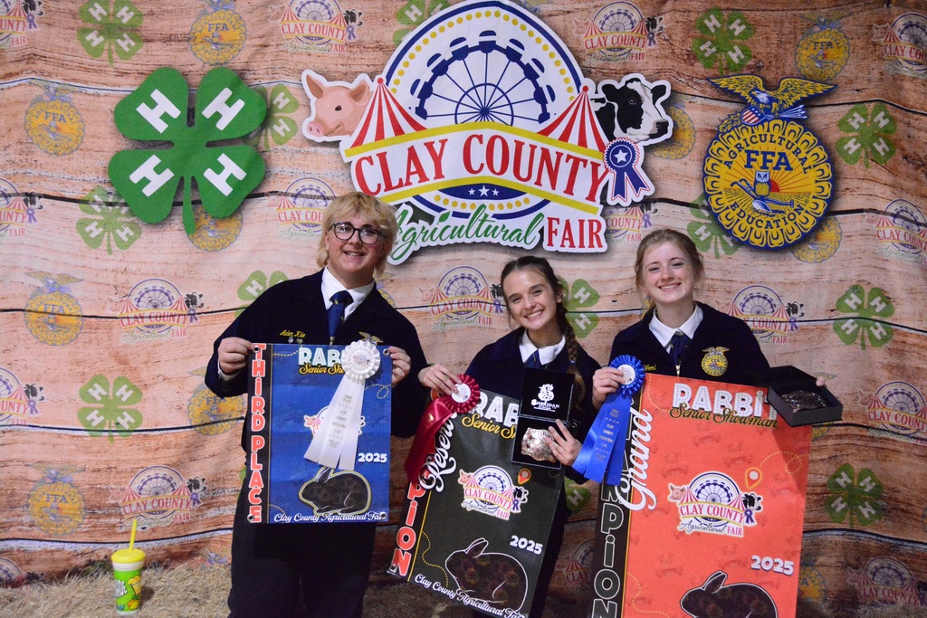 Grand Champion —Brylee W. Reserve Grand Champion —Emma J. 3rd Place — Aiden K.