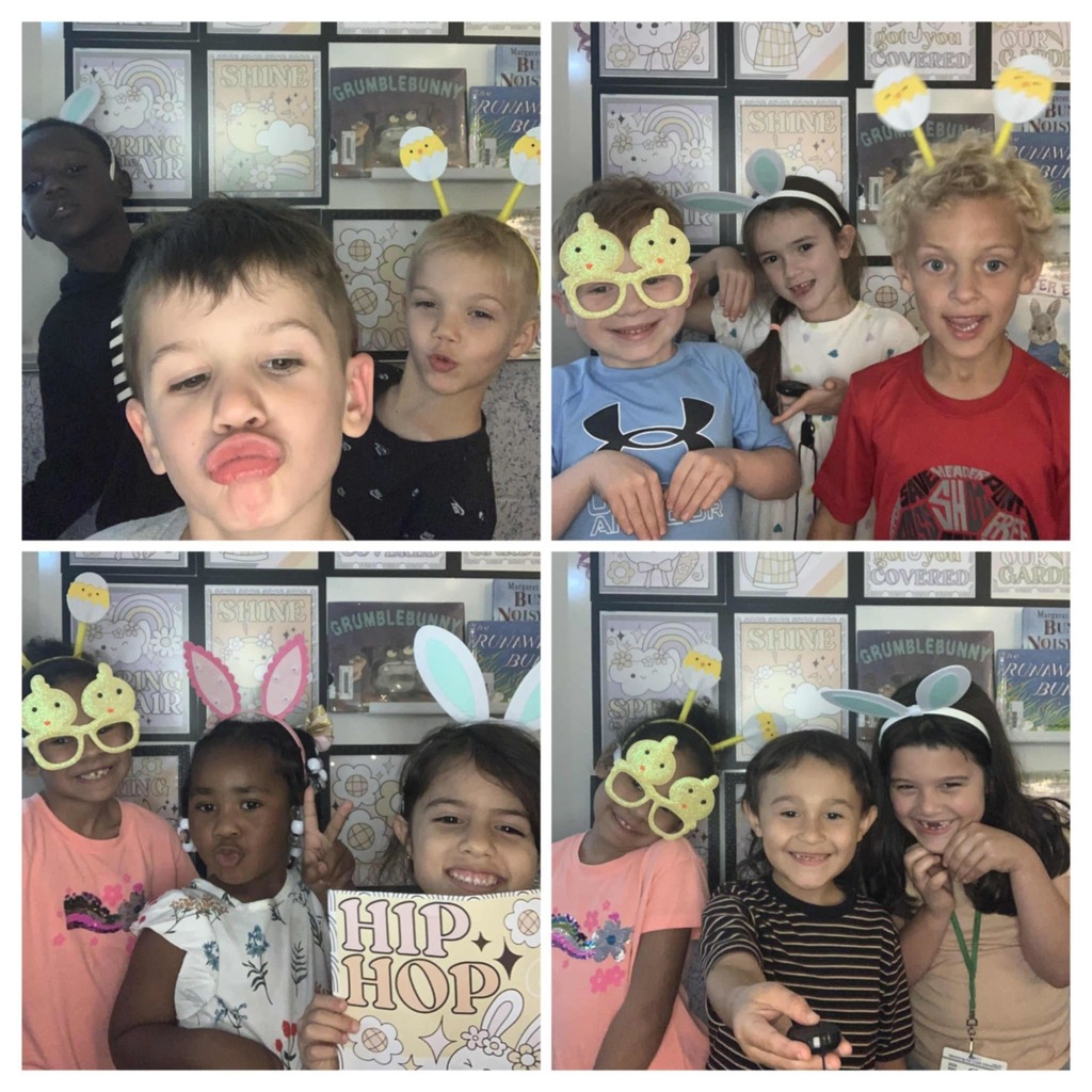 Miss Bragg’s kindergarten class had an egg-cellent time at our annual Spring Egg Hunt yesterday! 🐣🌸 We wrapped up the day with sweet Easter “Sundaes” 🍨 and some silly photo booth fun! 📸