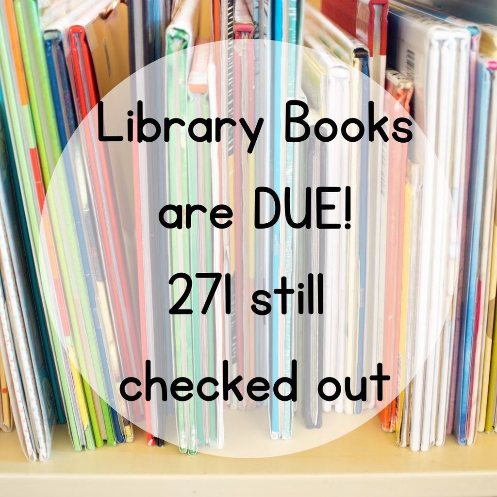 Thanks for all your help getting our library books back lickety-split...xoxo! Over 150 books came in today...yippy skippy!