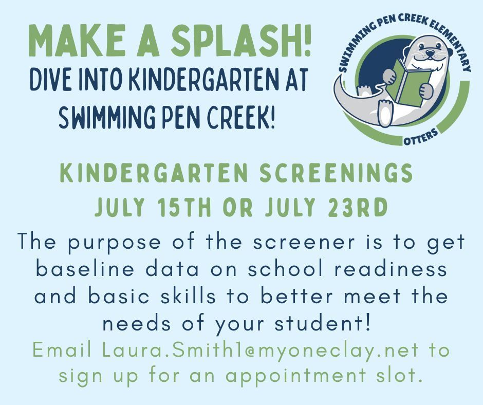 Kindergarten Screenings