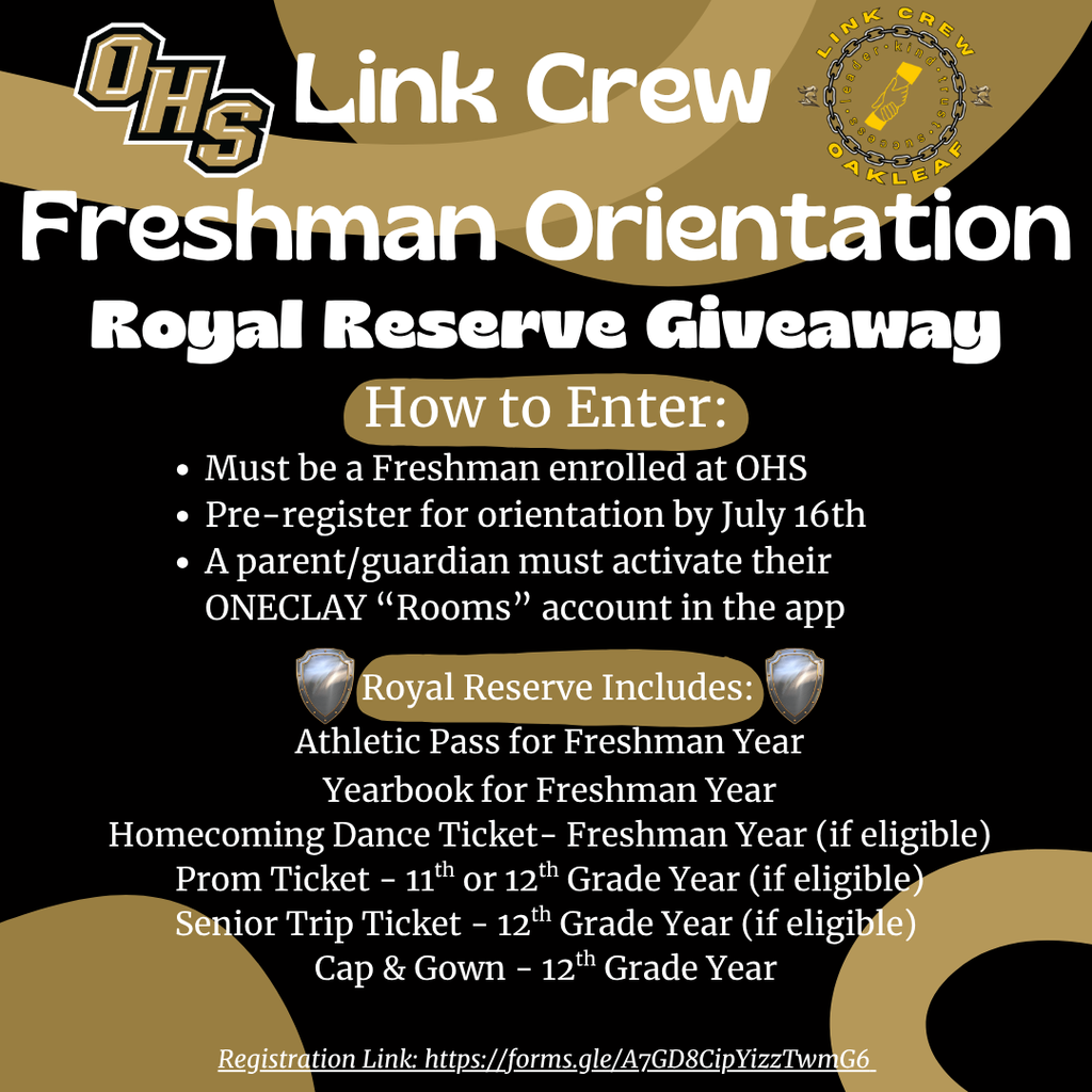 Link Crew Freshman Orientation Giveaway