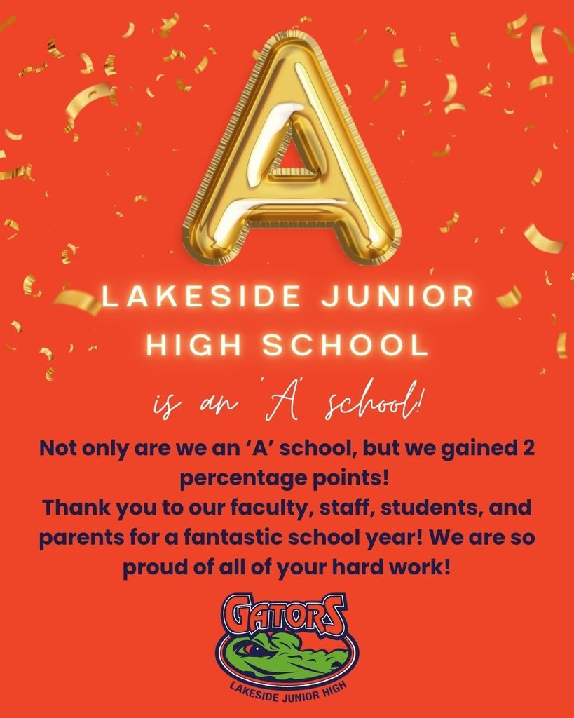 'A' School Flyer - Lakeside Junior High