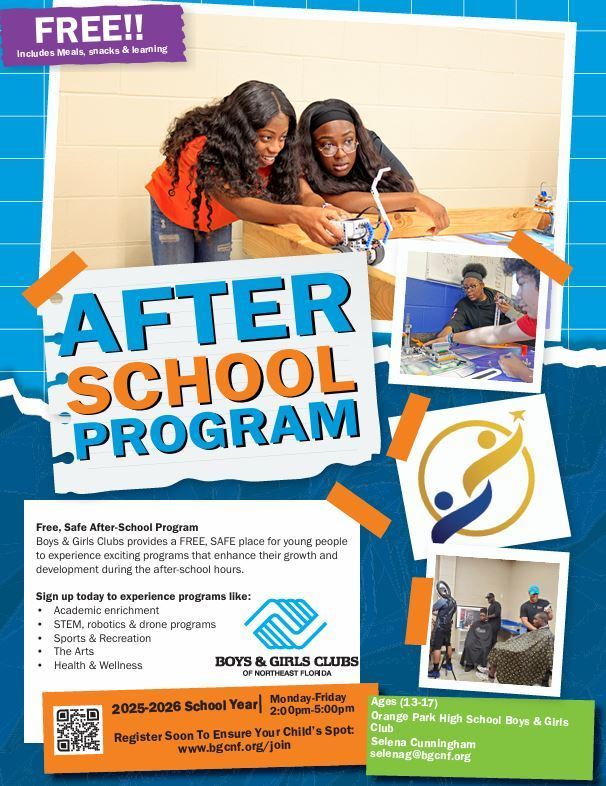 after school program flyer