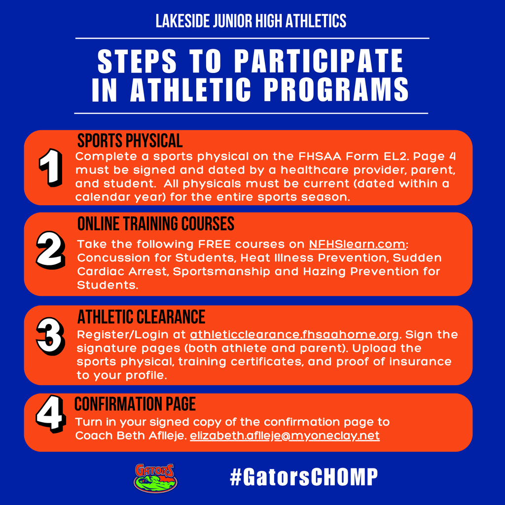 Athletic Clearance Process Info