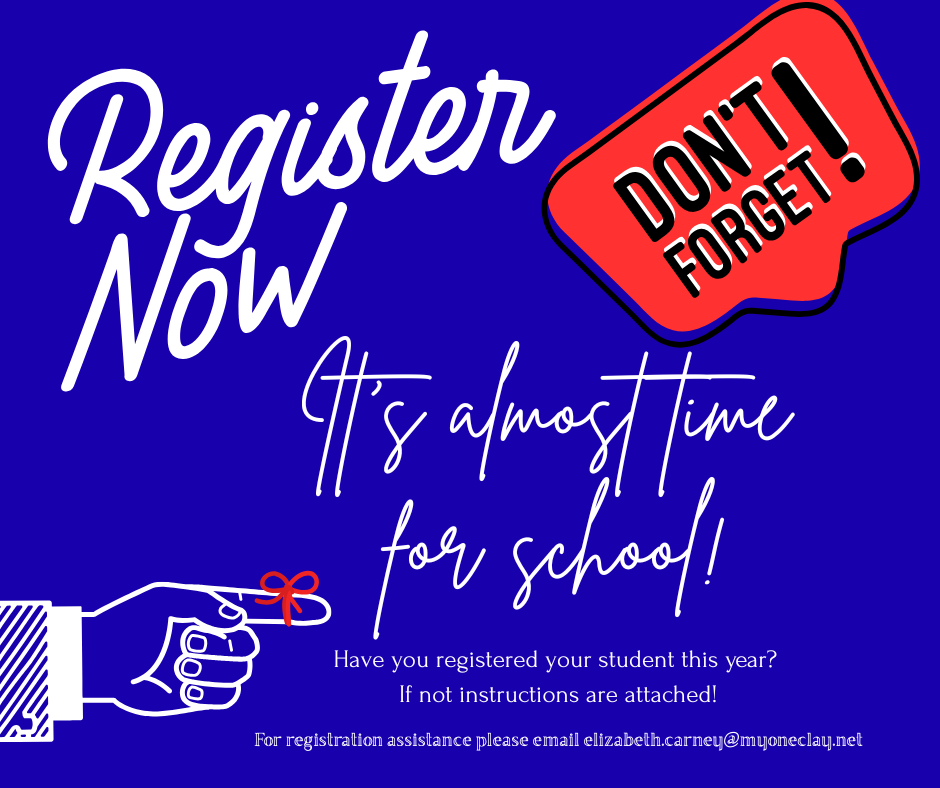 School is around the corner, have you registered your student?