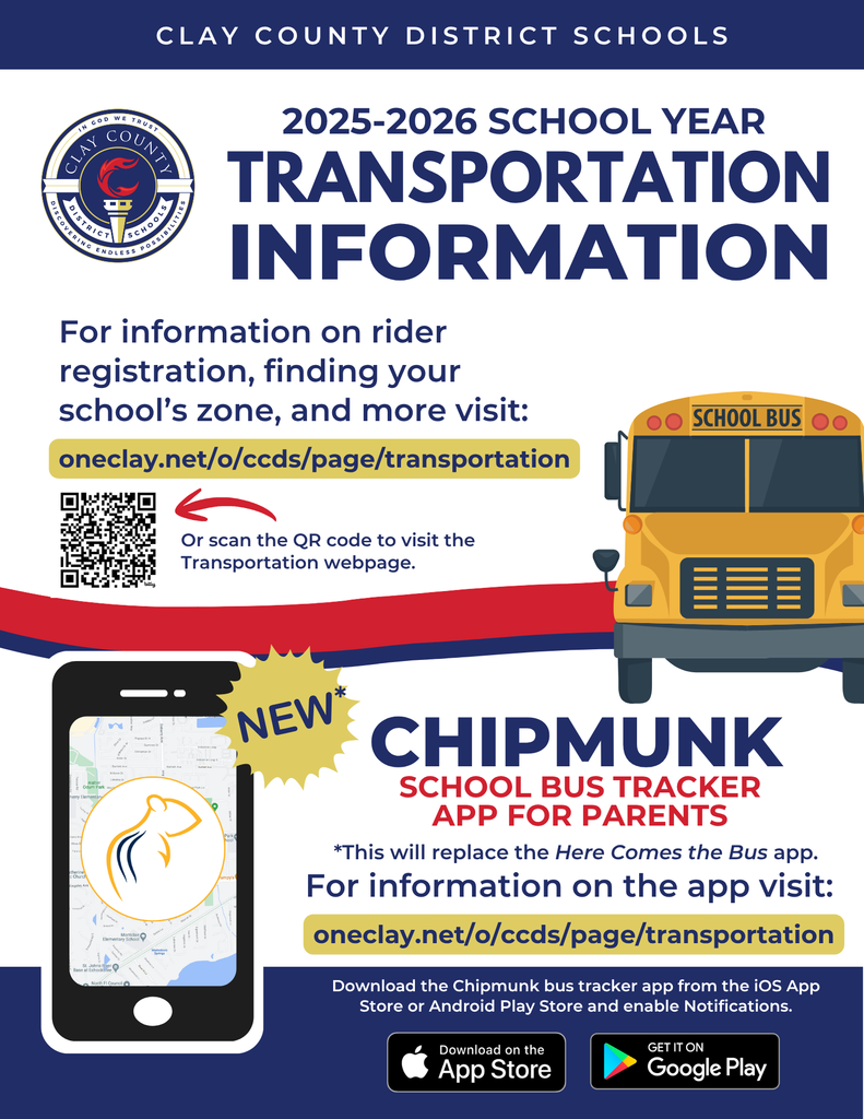 Download the new app for transportation information!