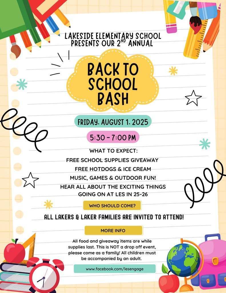 back to school bash