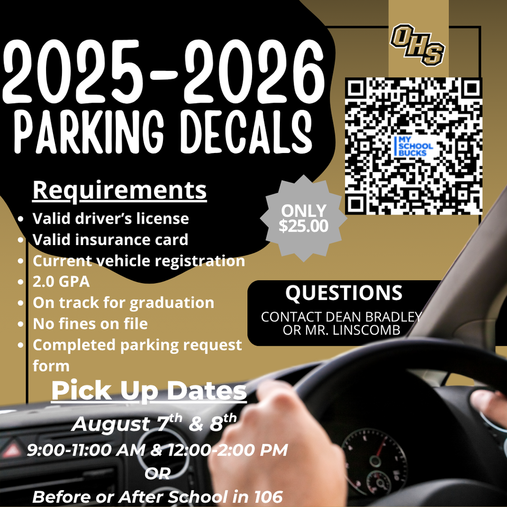 Parking Decal Flyer