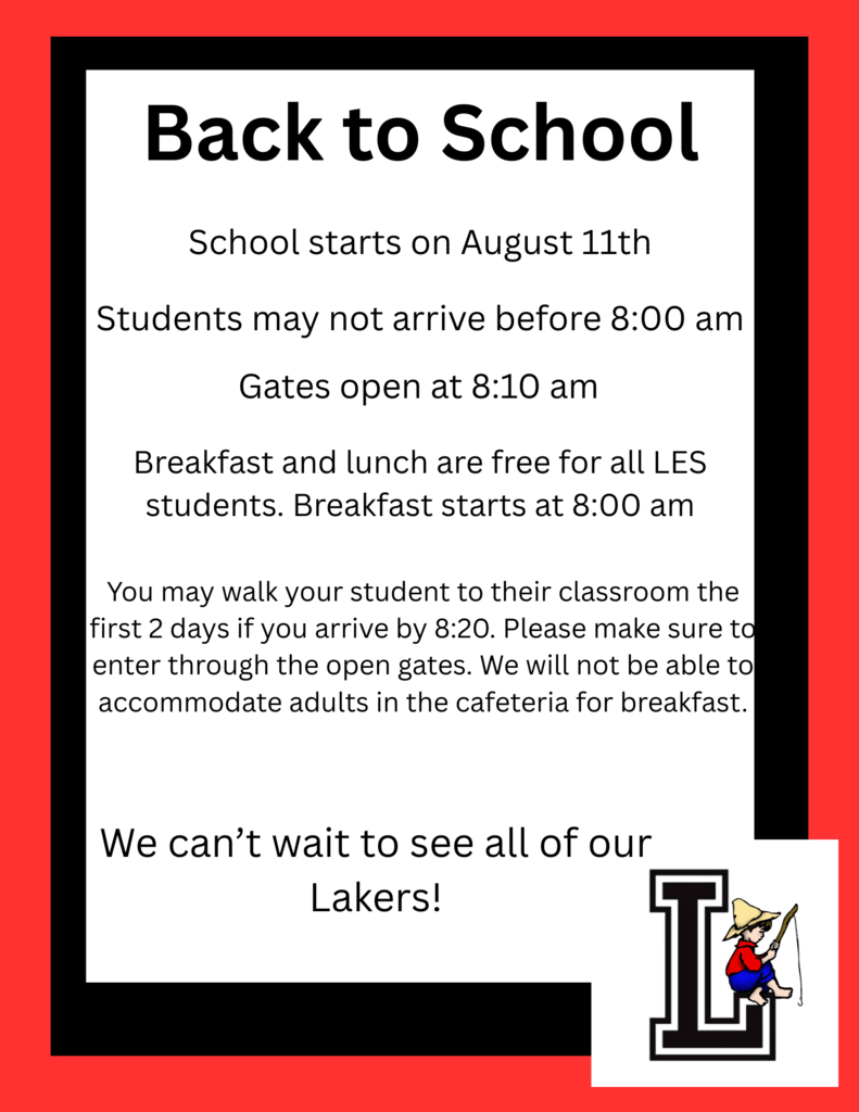 Back to School info