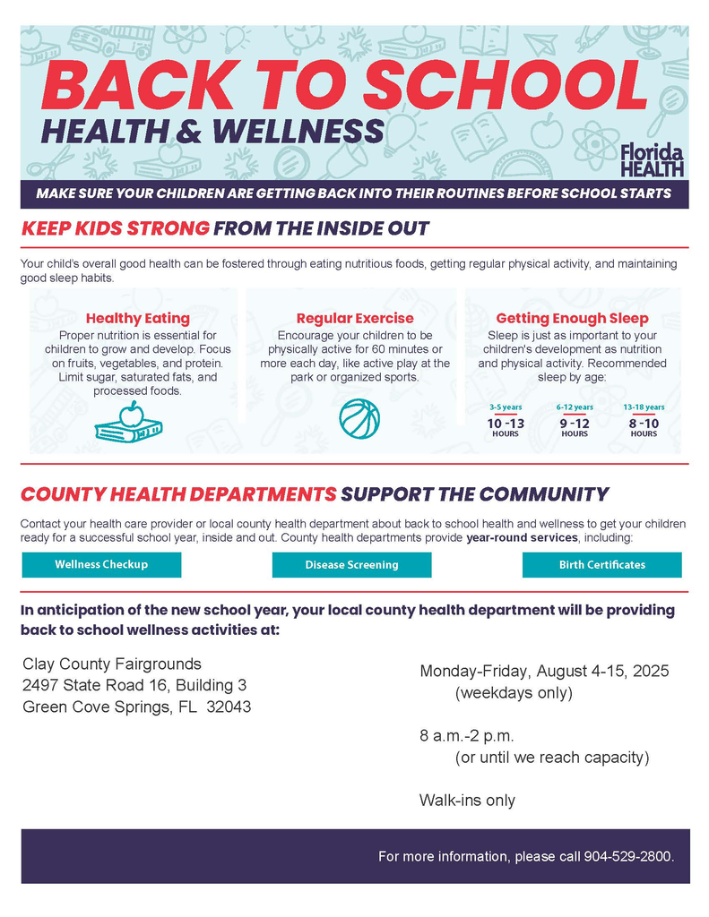 Back to School Health & Wellness