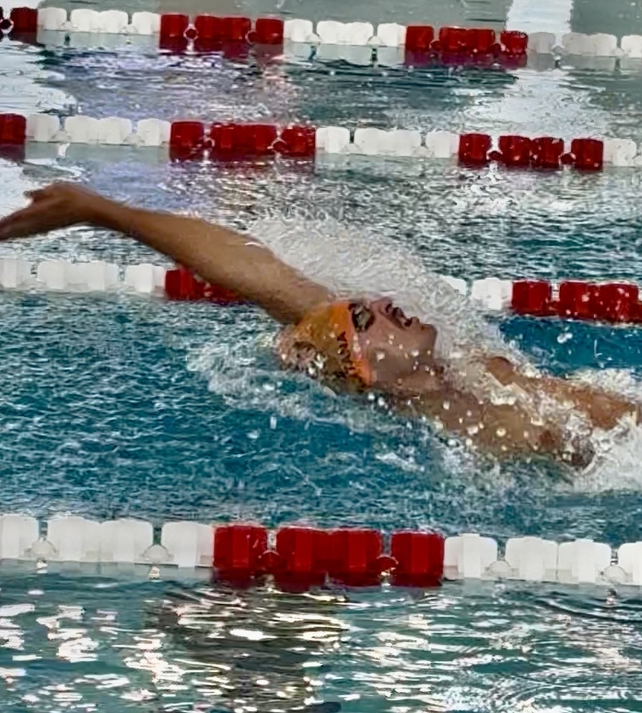 Nicholas swimming competition