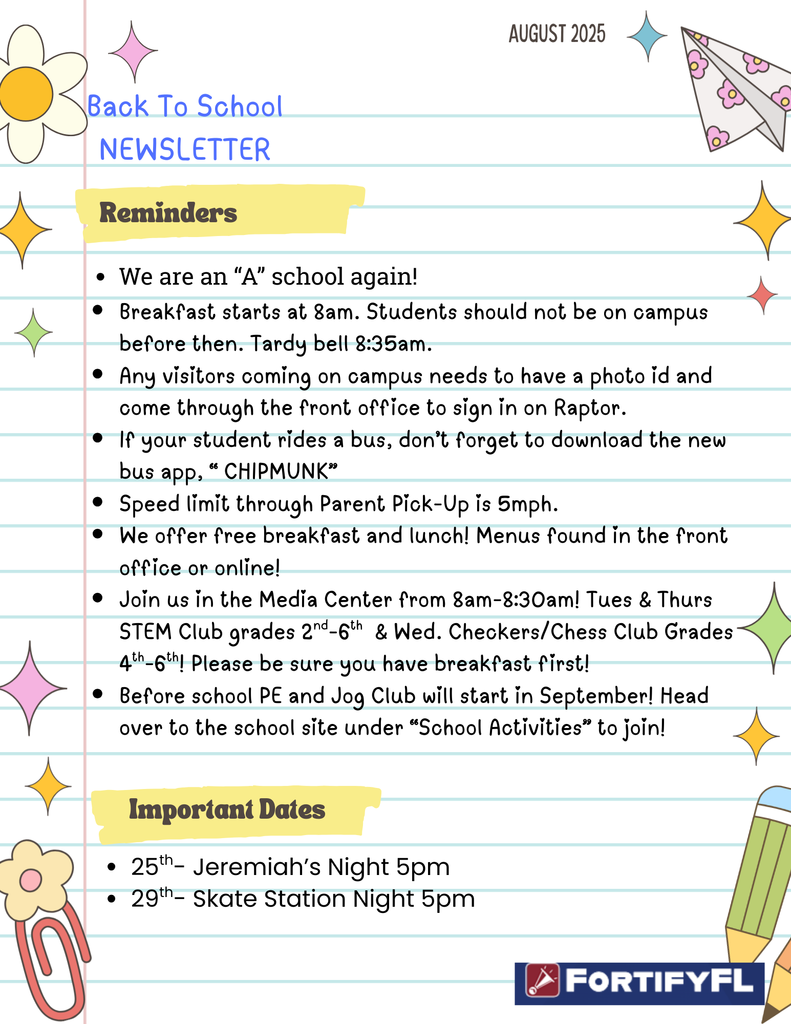 August Newsletter