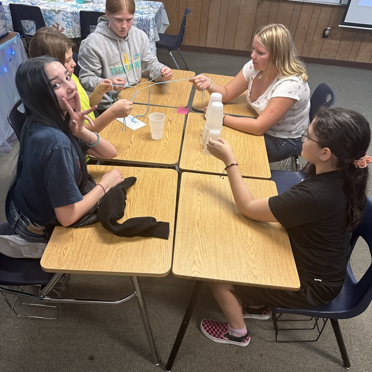 Team building in Mrs. Slater’s class