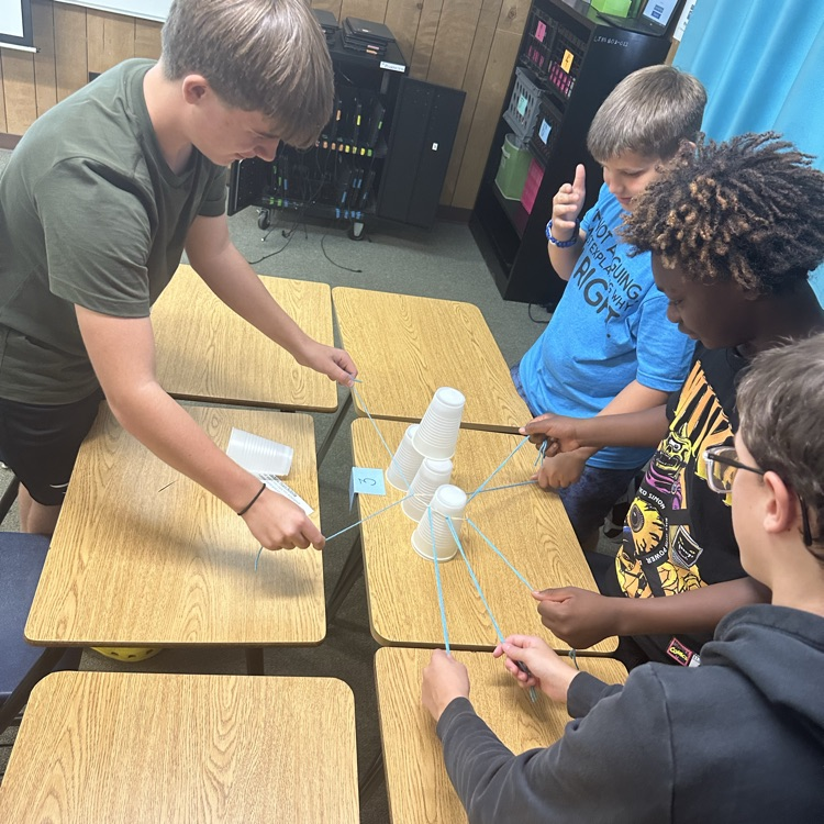 Team building in Mrs. Slater’s class