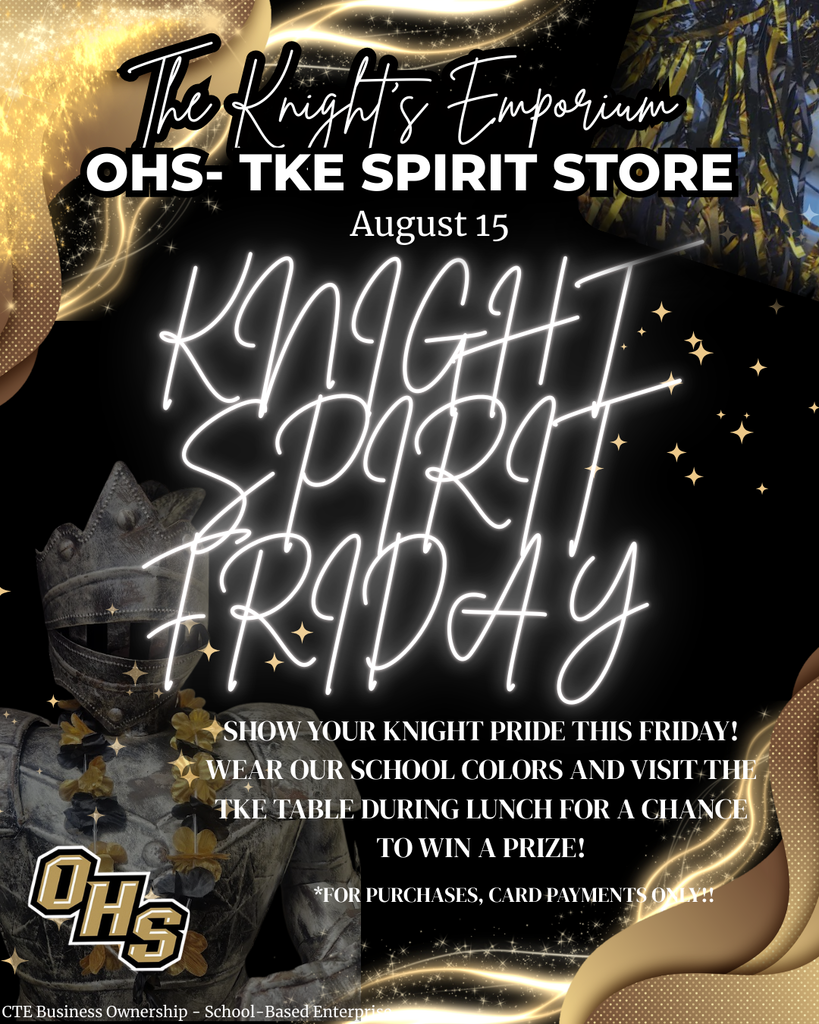 TKE Pop Up Shop Flyer