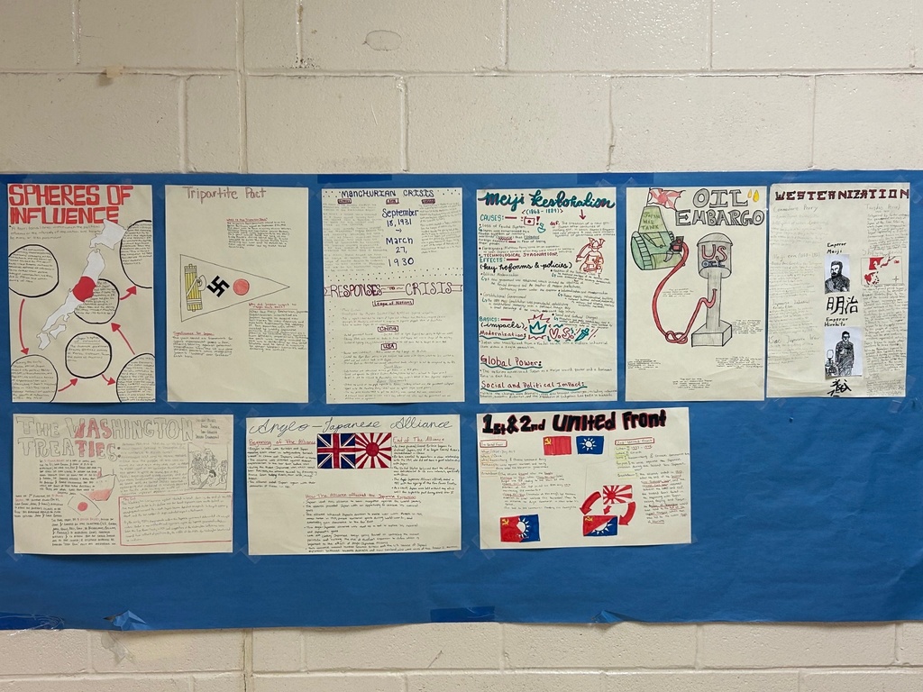 Mr. Ley’s IB Seniors kicked off their first Approaches to Learning (ATL) project exploring imperial Japan. Working in groups, students researched and analyzed key concepts that contributed to Japan’s shift from isolationism to imperialism in the late 19th and early 20th centuries. Engaged discussions and thoughtful collaboration set the tone for a strong start to the year!
