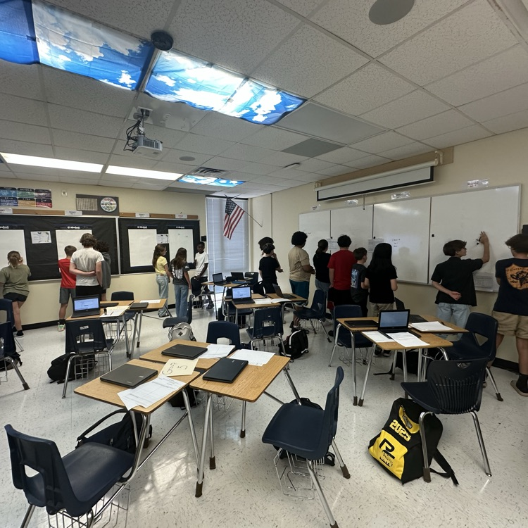 Thinking Classroom Discussion in Ms. Morris’ class